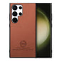 Twill Fabric Leather Skin Back Phone Case, For Samsung Galaxy S23 Ultra 5G, For Samsung Galaxy S23+ 5G, For Samsung Galaxy S23 5G