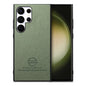 Twill Fabric Leather Skin Back Phone Case, For Samsung Galaxy S23 Ultra 5G, For Samsung Galaxy S23+ 5G, For Samsung Galaxy S23 5G