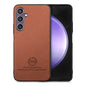 Twill Fabric Leather Skin Back Phone Case, For Samsung Galaxy S23 FE 5G, For Samsung Galaxy A34 5G, For Samsung Galaxy A54 5G