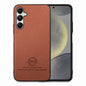 Twill Fabric Leather Skin Back Phone Case, For Samsung Galaxy S24 Ultra 5G, For Samsung Galaxy S24+ 5G, For Samsung Galaxy S24 5G