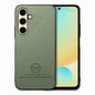 Twill Fabric Leather Skin Back Phone Case, For Samsung Galaxy S24 FE 5G, For Samsung Galaxy A55 5G, For Samsung Galaxy A35 5G