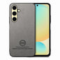 Twill Fabric Leather Skin Back Phone Case, For Samsung Galaxy S24 FE 5G, For Samsung Galaxy A55 5G, For Samsung Galaxy A35 5G