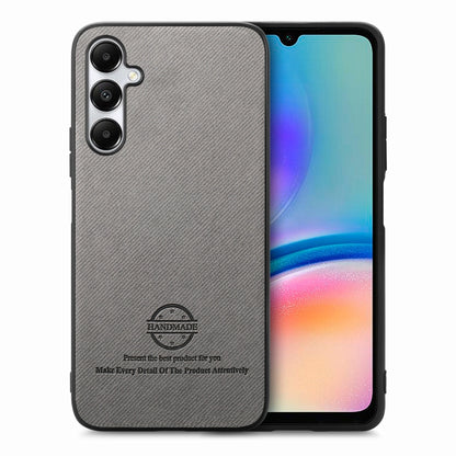 Twill Fabric Leather Skin Back Phone Case, For Samsung Galaxy A05, For Samsung Galaxy A05s, For Samsung Galaxy A25 5G
