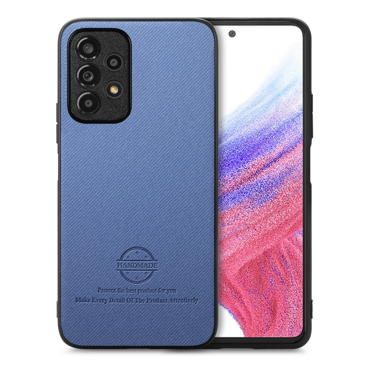 Twill Fabric Leather Skin Back Phone Case, For Samsung Galaxy A13 5G / A04s, For Samsung Galaxy A53 5G, For Samsung Galaxy A52