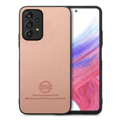 Twill Fabric Leather Skin Back Phone Case, For Samsung Galaxy A13 5G / A04s, For Samsung Galaxy A53 5G, For Samsung Galaxy A52