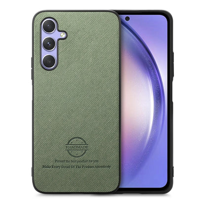 Twill Fabric Leather Skin Back Phone Case, For Samsung Galaxy S23 FE 5G, For Samsung Galaxy A34 5G, For Samsung Galaxy A54 5G