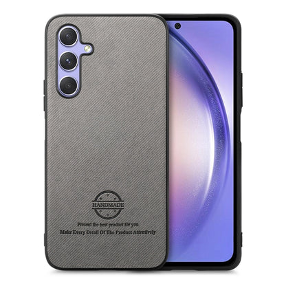 Twill Fabric Leather Skin Back Phone Case, For Samsung Galaxy S23 FE 5G, For Samsung Galaxy A34 5G, For Samsung Galaxy A54 5G