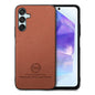Twill Fabric Leather Skin Back Phone Case, For Samsung Galaxy S24 FE 5G, For Samsung Galaxy A55 5G, For Samsung Galaxy A35 5G