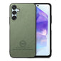 Twill Fabric Leather Skin Back Phone Case, For Samsung Galaxy S24 FE 5G, For Samsung Galaxy A55 5G, For Samsung Galaxy A35 5G