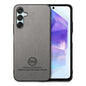 Twill Fabric Leather Skin Back Phone Case, For Samsung Galaxy S24 FE 5G, For Samsung Galaxy A55 5G, For Samsung Galaxy A35 5G