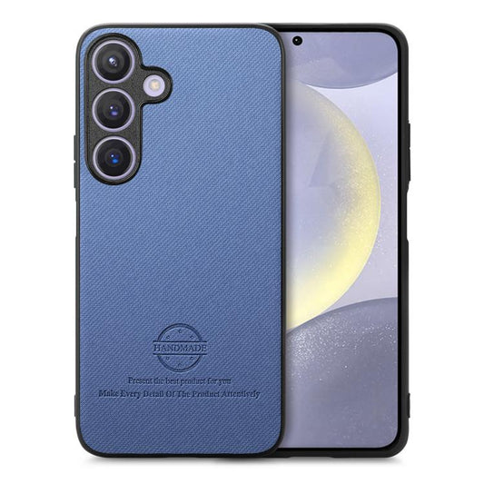 Twill Fabric Leather Skin Back Phone Case, For Samsung Galaxy S25 5G, For Samsung Galaxy S25+ 5G, For Samsung Galaxy S25 Ultra 5G