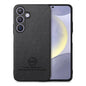 Twill Fabric Leather Skin Back Phone Case, For Samsung Galaxy S25 5G, For Samsung Galaxy S25+ 5G, For Samsung Galaxy S25 Ultra 5G