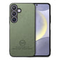 Twill Fabric Leather Skin Back Phone Case, For Samsung Galaxy S25 5G, For Samsung Galaxy S25+ 5G, For Samsung Galaxy S25 Ultra 5G
