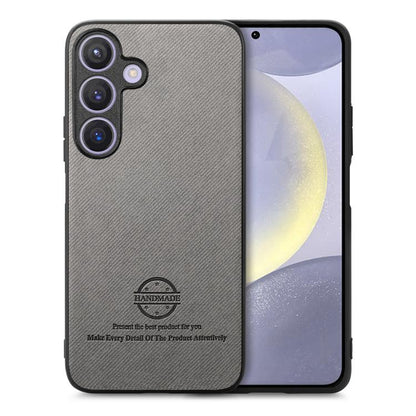 Twill Fabric Leather Skin Back Phone Case, For Samsung Galaxy S25 5G, For Samsung Galaxy S25+ 5G, For Samsung Galaxy S25 Ultra 5G