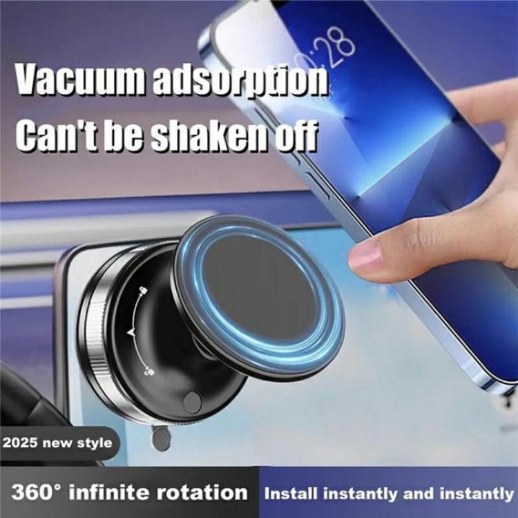 T29 Dashboard Windshield Adjustable Phone Stand Magnetic Car Mount Suction Cup Holder, T29 (Black), T29 (White)