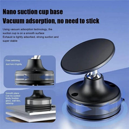 T29 Dashboard Windshield Adjustable Phone Stand Magnetic Car Mount Suction Cup Holder, T29 (Black), T29 (White)