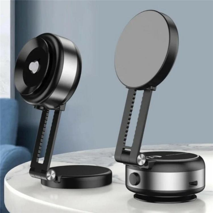 CZ07 Extendable Navigation Stand Car Phone Mount Magnetic Vacuum Suction Dashboard Holder