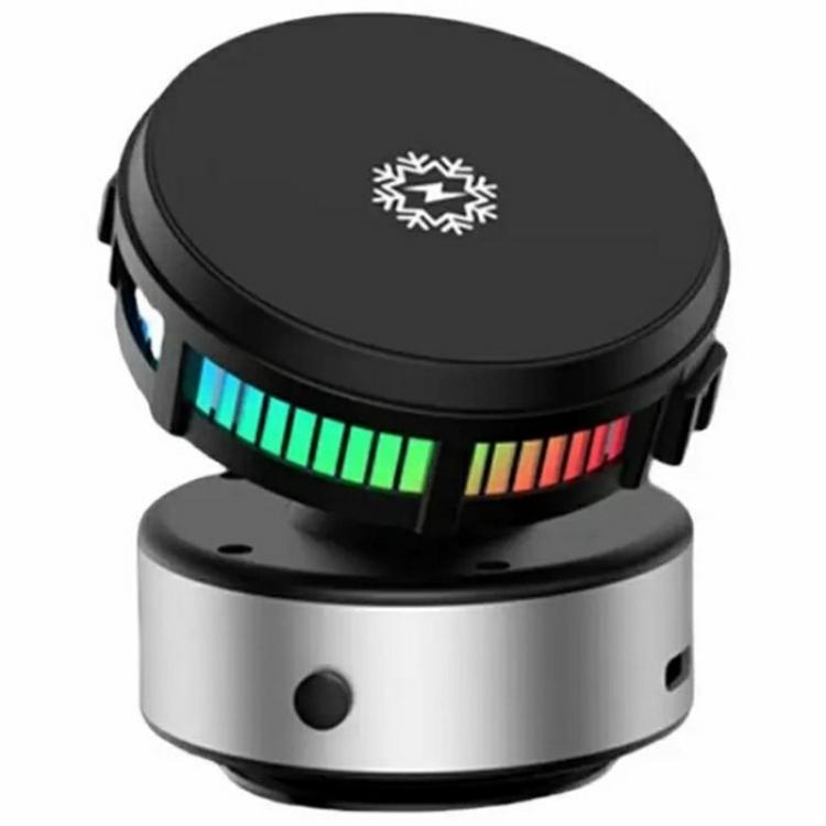 X19 Car Phone Holder 15W Wireless Charging Vacuum Suction Cooling Magnetic Phone Stand, X9 (Black), X9 (Silver)