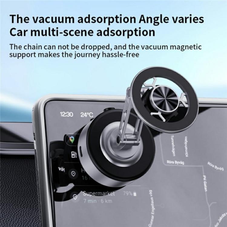 X91 360 Degree Rotation Navigation Stand Car Dashboard Magnetic Phone Mount Holder, X91