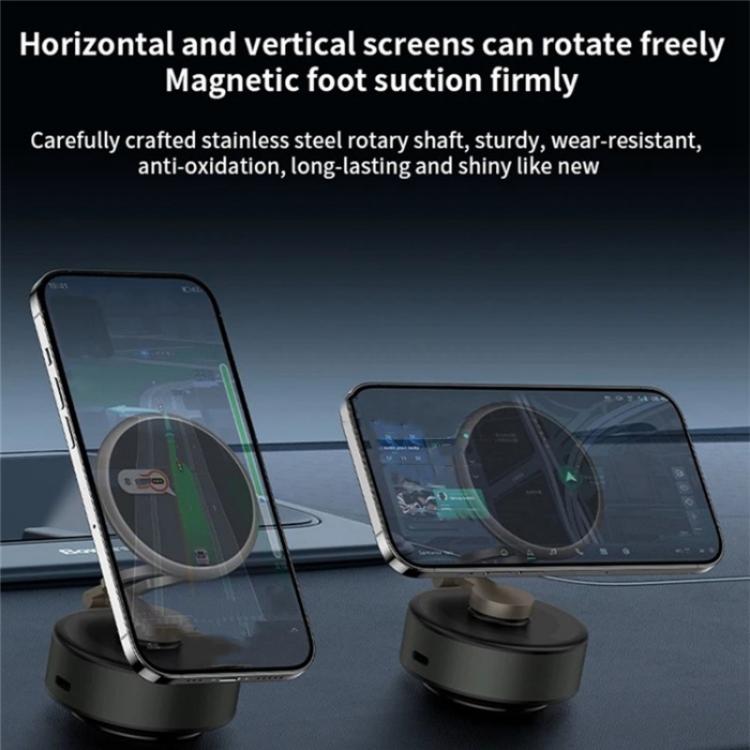 D2 3-Axis Folding Magnetic Suction Cup 360 Degree Rotation Phone Stand Car Phone Holder