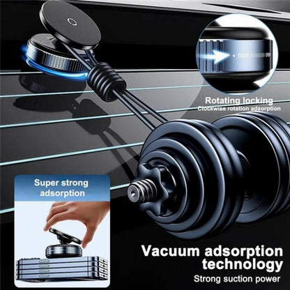 K009 360 Degree Rotation Navigation Holder Mechanical Vacuum Suction Magnetic Car Stand