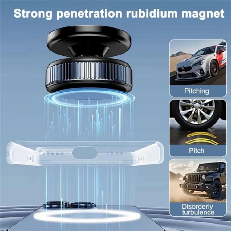 K009 360 Degree Rotation Navigation Holder Mechanical Vacuum Suction Magnetic Car Stand