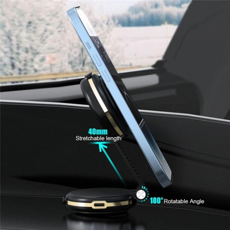 T50 Vacuum Adhesion Dual Suction Cup Car Dashboard Windshield Phone Navigation Stand