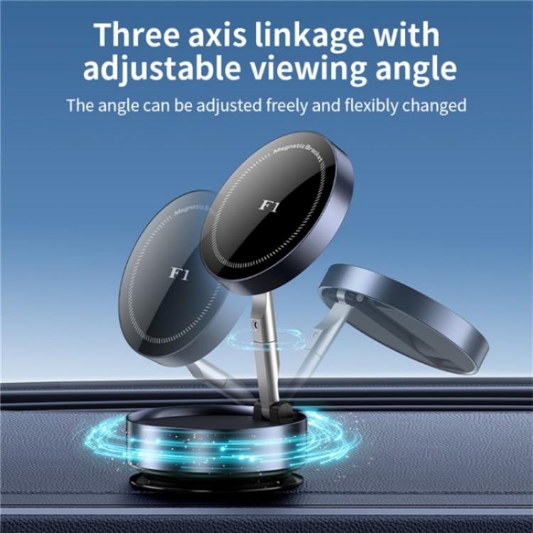 F1 Dashboard Mount Strong Suction Navigation Stand Universal Magnetic Car Phone Holder
