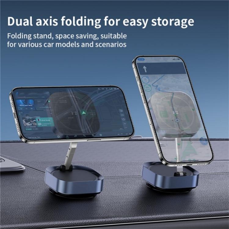 F2 Strong Magnet Vacuum Suction Adjustable Foldable Car Dashboard Windshield Phone Holder