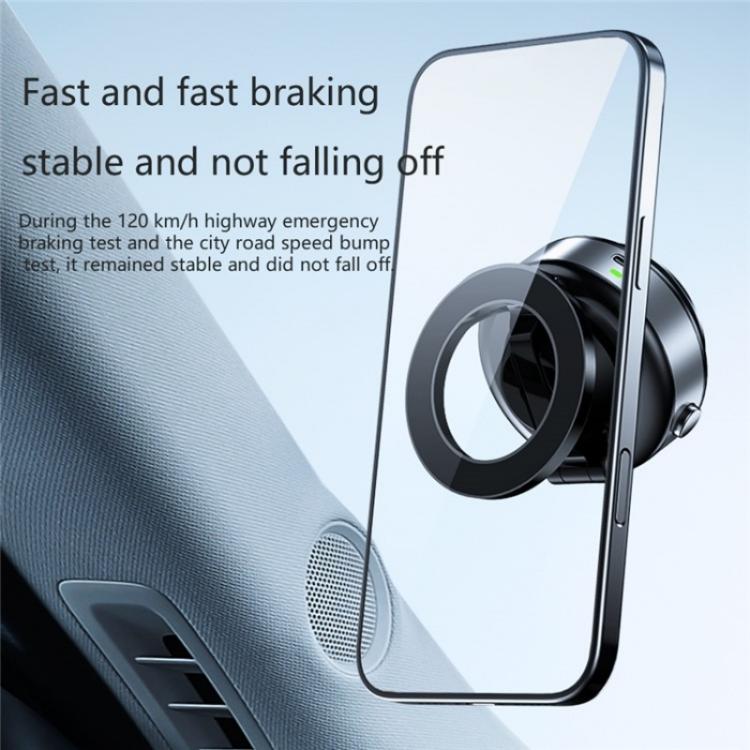 X98 Magnetic Vacuum Suction Electric Absorption Cellphone Stand Desktop Car Phone Holder