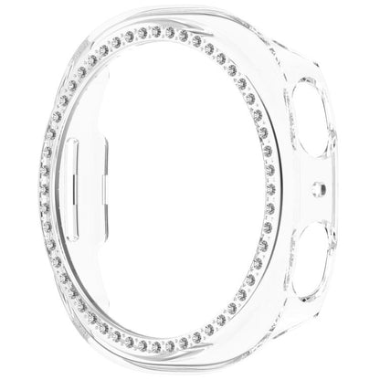 Single Row Diamond Half Coverage Hollow PC Watch Case