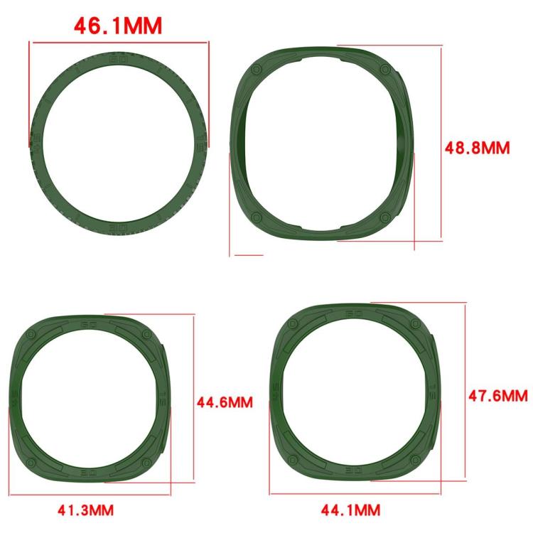 Hollow Digital Armor TPU Watch Protective Cover