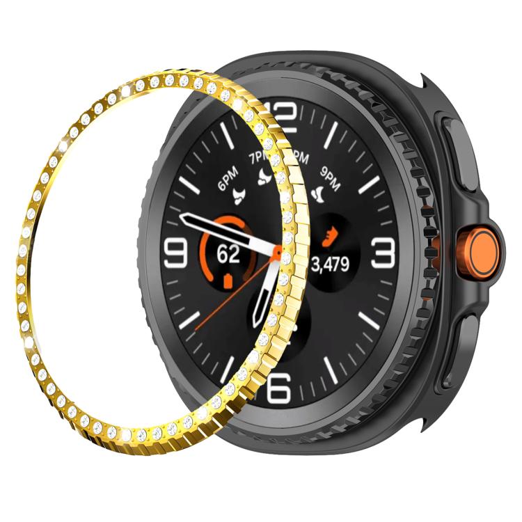 Single Row Diamond Metal Watch Protection Ring