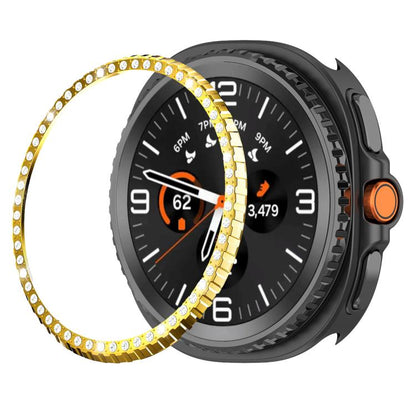 Single Row Diamond Metal Watch Protection Ring