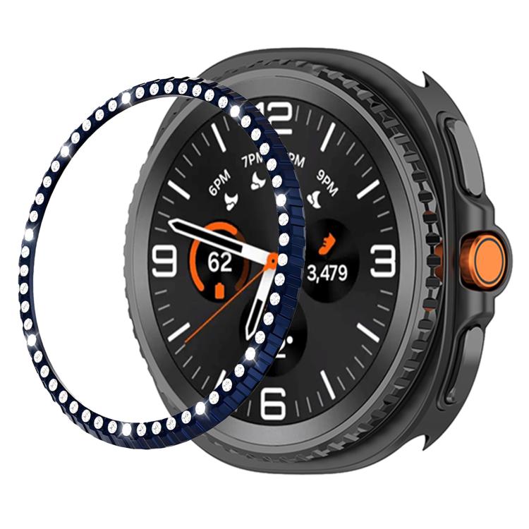 Single Row Diamond Metal Watch Protection Ring