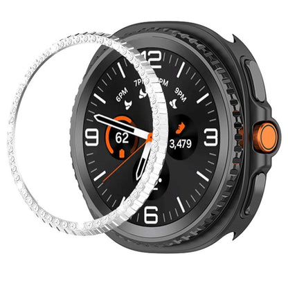 Single Row Diamond Metal Watch Protection Ring