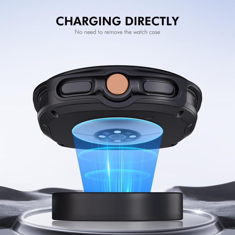 ENKAY Hat-Prince  2 in 1 Solid Color PC Watch Cover with Full Coverage PMMA Soft Film