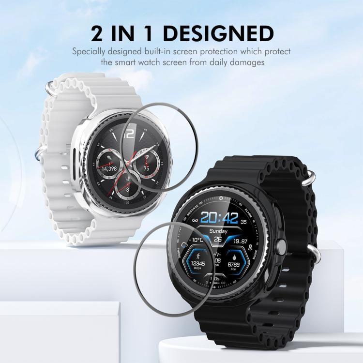 ENKAY Hat-Prince 2 in 1 Electroplated Soft TPU Cover with Full Coverage PMMA Soft Film