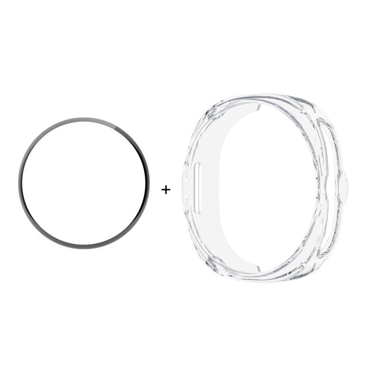 ENKAY Hat-Prince 2 in 1 Electroplated Soft TPU Cover with Full Coverage PMMA Soft Film