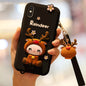 Lovely Reindeer Full Package Anti Falling Silicone Sleeve for iPhone X