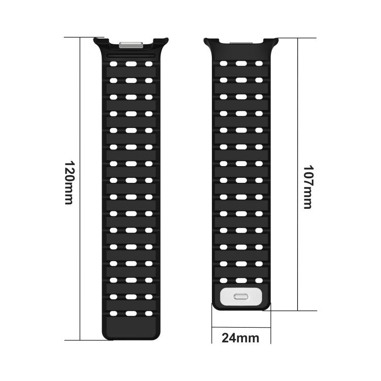 Breathable Magnetic Silicone Watch Band
