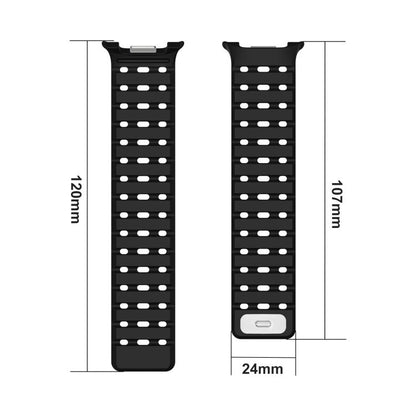Breathable Magnetic Silicone Watch Band