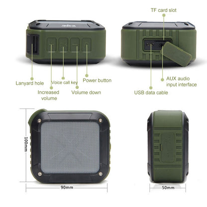 W-KING S7 Mini Wireless Waterproof Loudspeaker With TF/FM/AUX/NFC Bluetooth Bike Speaker