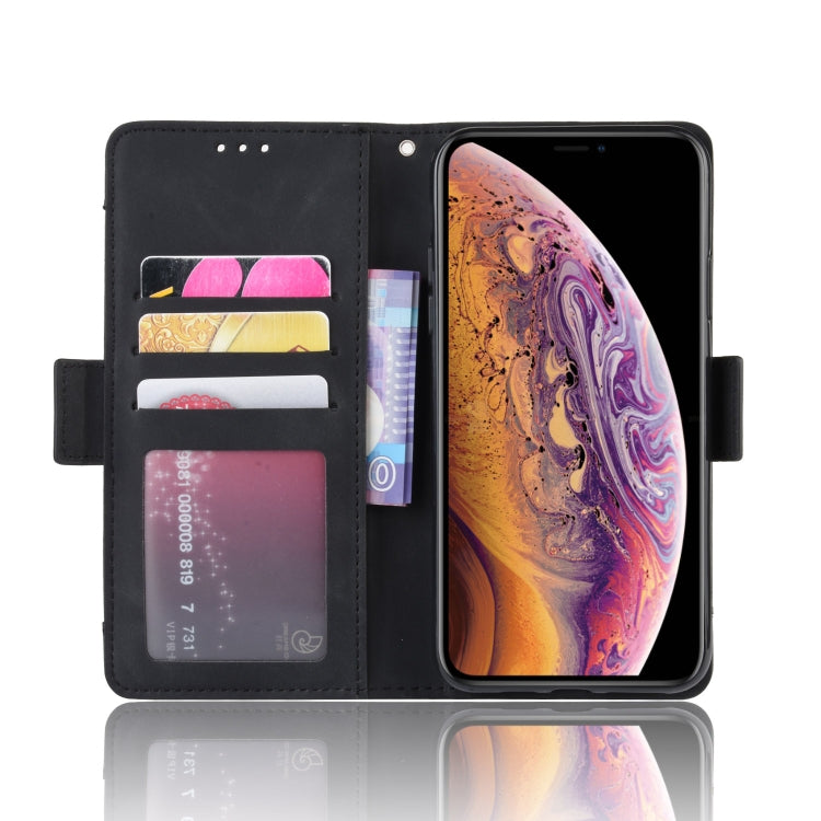 Wallet Style Skin Feel Calf Pattern Leather Case For iPhone XIR 2019 ,with Separate Card Slot