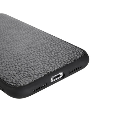 For iPhone XR Litchi Pattern Leather Anti-falling TPU Mobile Phone Shell Protective Case