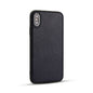 For iPhone X  Litchi Pattern Leather Anti-falling TPU Mobile Phone Shell Protective Case