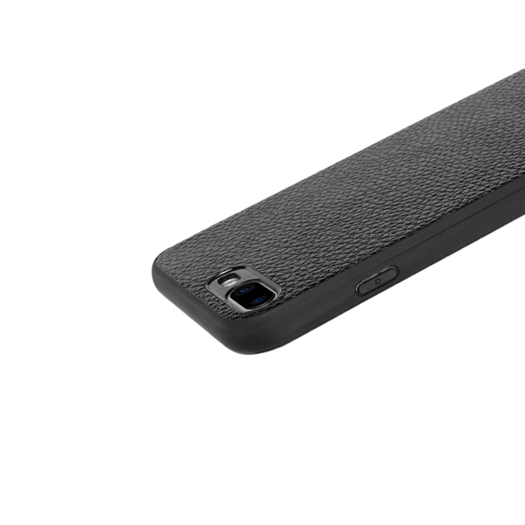 For iPhone 8 Plus / 7 Plus Max Litchi Pattern Leather Anti-falling TPU Mobile Phone Shell Protective Case