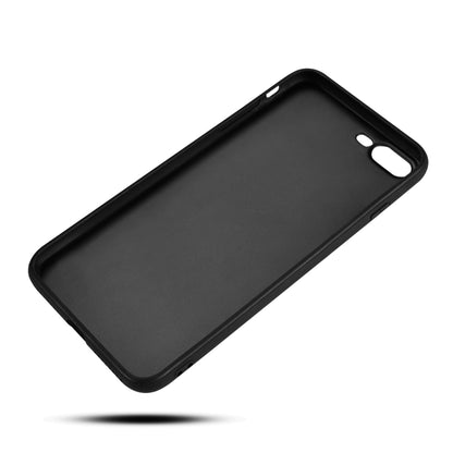 For iPhone 8 Plus / 7 Plus Max Litchi Pattern Leather Anti-falling TPU Mobile Phone Shell Protective Case
