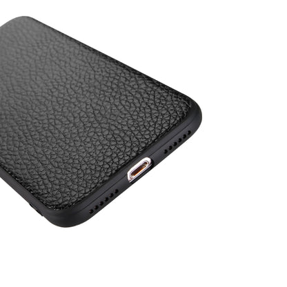 For iPhone 8 / 7   Litchi Pattern Leather Anti-falling TPU Mobile Phone Shell Protective Case
