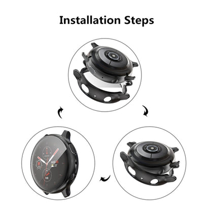 For Samsung Galaxy Watch Active 2 44mm ENKAY Hat-prince Full Coverage Electroplate TPU Case